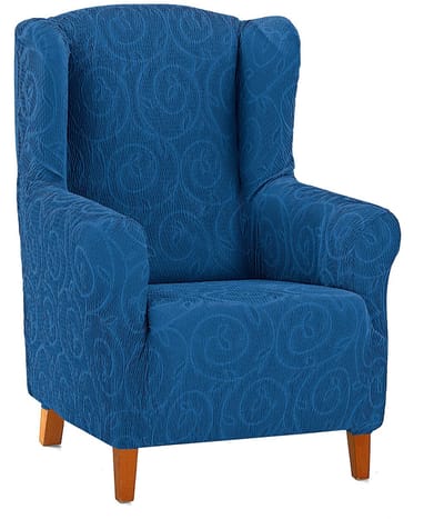 Fauteuilhoes, blauw, oorbescherming (indiana)
