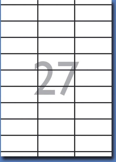 Decadry Etiketten / Labels 70 x 25 mm - 100 vel