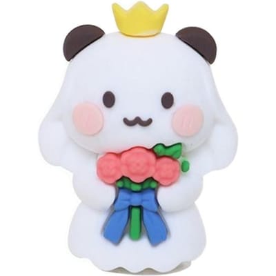 Bubu en Dudu Panda Beer Figuur Pop Bruiloft Beeldje Kawaii Actie Speelgoed Verzameling Ornamenten voor Fans Meisjes Kinderen Cadeau wit