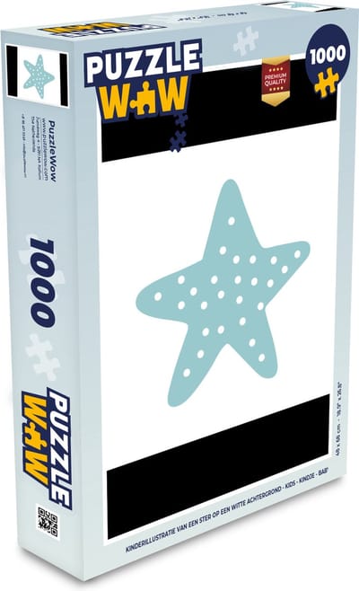 Puzzel Ster - Stippen - Pastel - Meiden - Jongens - Kids - Legpuzzel - Puzzel 1000 stukjes volwassenen