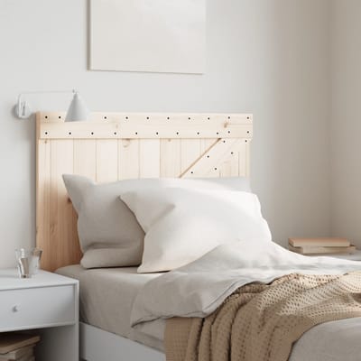 vidaXL - Hoofdbord - 90x104 - cm - massief - grenenhout