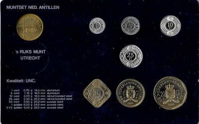 Nederlandse Antillen Muntset 1989