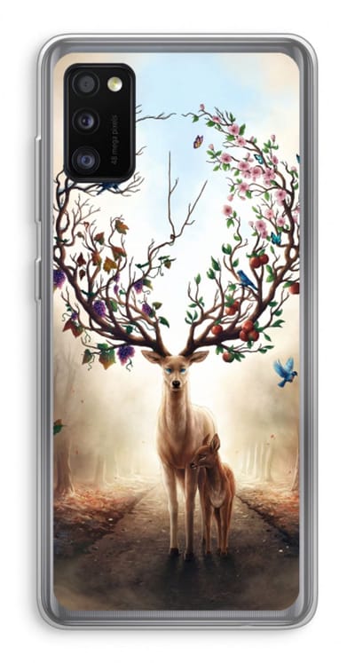 Case Company® - Hoesje geschikt voor Samsung Galaxy A41 hoesje - Seasons Change - Soft Cover Telefoonhoesje - Bescherming aan alle Kanten en Schermrand