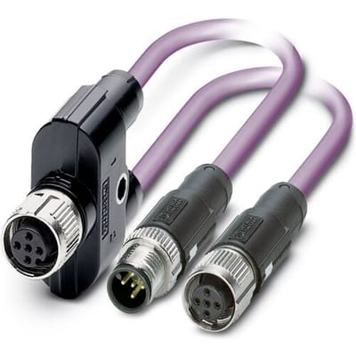 Phoenix Contact 1436013 Sensor/actuator dataconnector, geassembleerd M12 Aantal polen (sensoren): 5 Adapter, Y-vorm 30.00 cm 1 stuk(s)