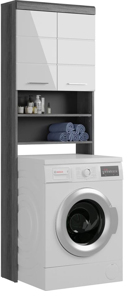 xonox.home wasmachine-overkast Scout rookzilver imitatie (B/H/D: 63x191x24 cm)