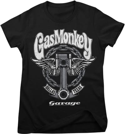 Gas Monkey Garage T-shirt Big Piston Girly Tee GMG-5-GMG026-H93-12