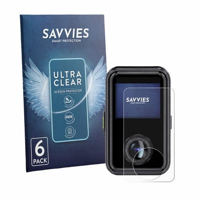 Savvies - Screenprotector voor Vantrue E360 Ace - Folie Beschermfolie transparant 6 Stuks