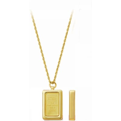 Credit Suisse nekhanger met 1 gram 24K goudstaaf | Ladies