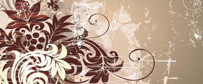 Fotobehang Flowers Abstract | PANORAMIC - 250cm x 104cm | 130g/m2 Vlies