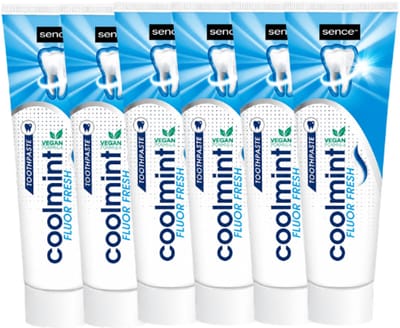Sence Coolmint Fluor Tandpasta - 6 x 75 ml