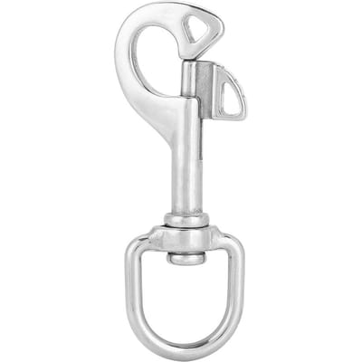 95mm 316 Roestvrij Staal Haak Draaibare Karabijnhaak Set Duikaccessoire white
