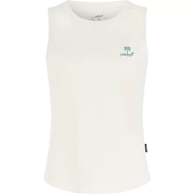 Protest PRTReturn - Singlet Dames - Mouwloos - Ronde hals - Loose fit - Crème
