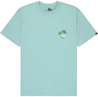 Quiksilver Evo Learning From Nature T-shirt Met Korte Mouwen Groen L Man