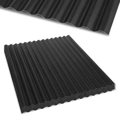 5 ASA golfplaten antracietgrijs 117 x 93 cm 1,5 mm weerbestendig dak