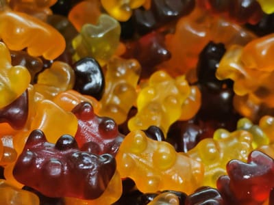 Candy Freaks Vegan Snoep Beertjes 450 Gram - Biologisch - Glutenvrij - Lactosevrij - Halal Snoep - Zuivelvrij - Veganistisch - Vegan - Snoep - Zacht Snoep - Diervrij - Ramadan