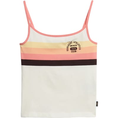 Superdry - Athletic Essentials Cami Top met logo - Dames - Vesten