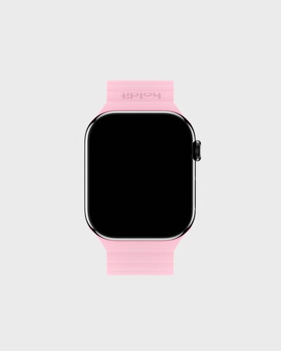 Holdit Siliconen bandje magneet voor de Apple Watch | 38/40/41/42 mm - Pink / Beige