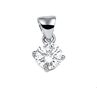 Hanger Zirkonia Zilver Gerhodineerd