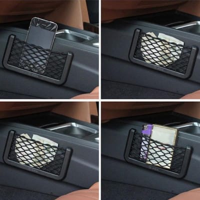 Telefoon auto Houder-Auto Opbergtas-Auto Plakken Netto Pocket Universele-Achterzak Auto Accessoires-Auto Telefoon Doos