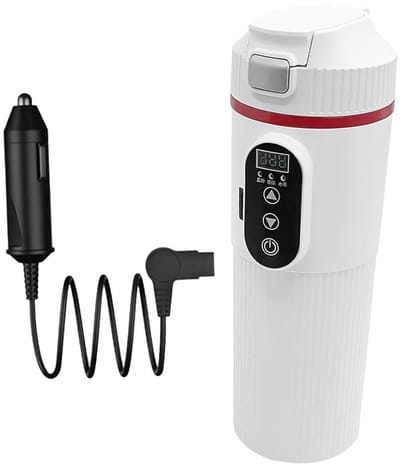 Elektrische Waterkoker - Reis Wasser Koker - Warme Drankjes Maken - Intelligente Spanning Herkenning - 500 ml Capaciteit - Zilver