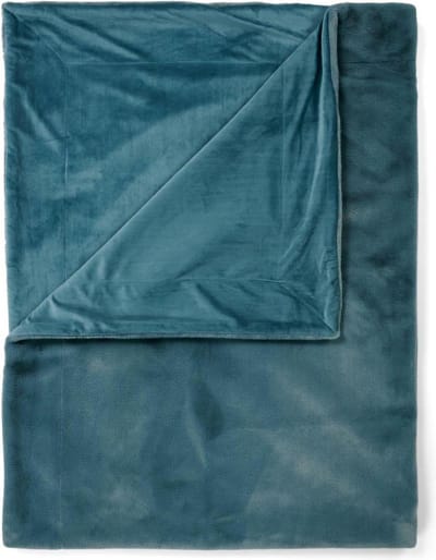 Essenza Furry Plaid Denim Blue - 150x200 cm