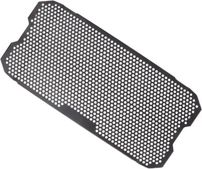 Motorradiator Beschermkap - Grille Beschermer - Motor Rijden - Roestvrij Staal - 41x21x5 cm - Zwart