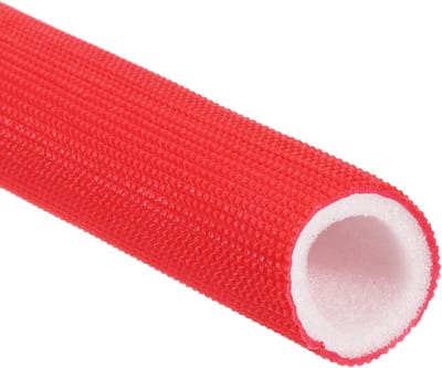 Buisisolatie Slang - Warmtebehoud Schuim - Leiding Isoleren - Gesloten Cel Structuur - 15m x 25mm ID - Rood