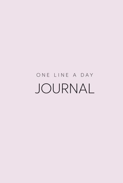 Undated, Dotted line, One Line A Day 5-Year Journal