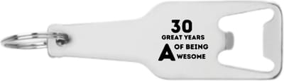 Akyol - 30 jaar of being awesome flesopener - Verjaardag - mensen die 30 jaar zijn geworden - cadeau - 105 x 25mm