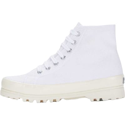 Superga Alpina 2341 Shiny Gum Sportschoenen voor volwassenen (Wit/Glanzend Gebroken Wit)