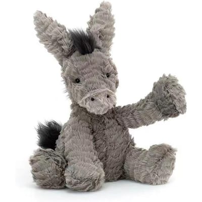 23/40/60CM Mignon Âne En Peluche Jouets Belle Gris Âne En Peluche Poupées En Peluche Animal Doux pour Bébé Nourrisson Anniversaire Chambre Décor Cadeaux about 20-23cm gray