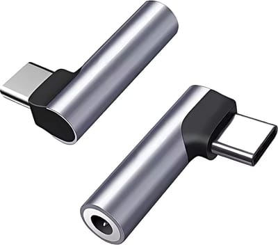 Nereb Aux naar USB C Adapter - Audiojack 3.5 mm - Aluminium