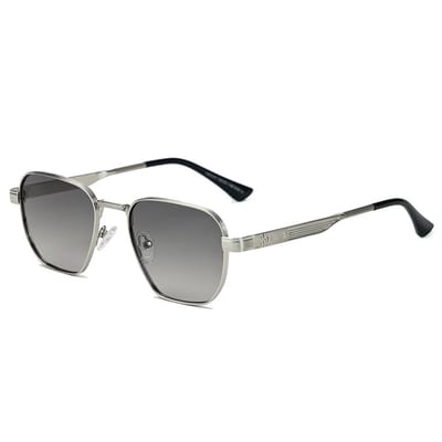 BUGOLINI Calisto – Gepolariseerde Zonnebril voor Mannen – Met UV400-bescherming – Anti Slip Pootjes – Luxe Bril - Zilver