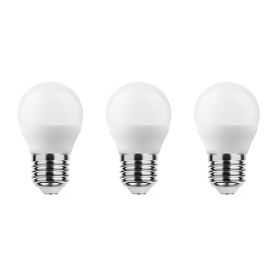 Technik E27 LED Lamp 4.9W - 470lm - 2700K - Warm Wit - LED Globe Mini P45 - Vervangt 40W Halogeen Gloeilamp - 3 stuks