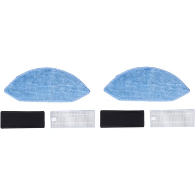 2 Sets Stofzuigerfilter Kit Veegmachine Dweil Doek Stofzuiger Accessoires voor U2 DGN22 gray
