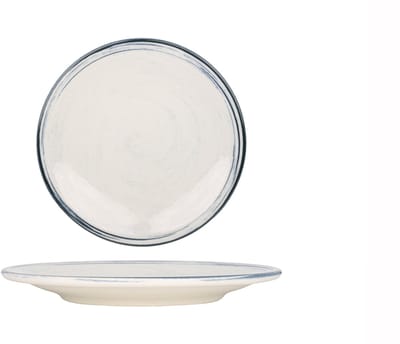 Kütahya Porselen Dessertbord - Frame - Porselein - 23 cm - set van 6