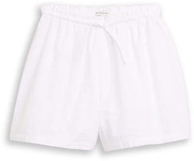 Tom Tailor - Short met broderie - Maat 158 - White