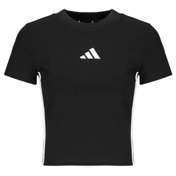 Adidas Sportswear Essentials 3-Stripes Slim-Fit Baby T-Shirt - Dames - Zwart