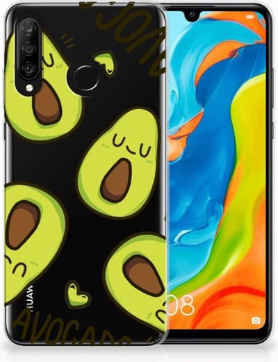 Huawei P30 Lite Telefoonhoesje met Naam Avocado Singing