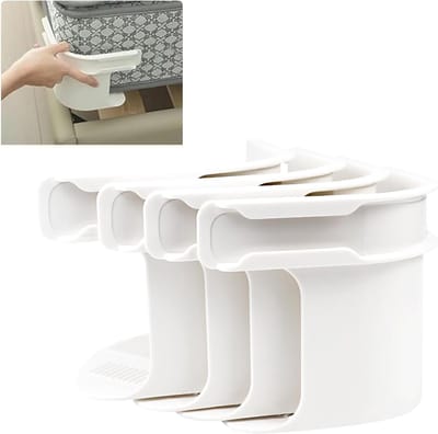 4 Stuks Bedlakens Klemmen met Sluitstrips, Stevige Bedlakens Bevestiging, Hoekbeugels en Straps voor een Strak Beddegoed