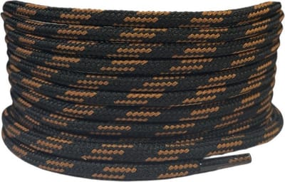 Wandel-/Bergschoen veters Zwart/Bruin 120cm - Rond