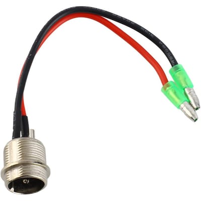 Vervangende Laadpoort Elektrische Step 3-pins Laadcontactdoos met 2-draads Kabel Stofkap Type 2