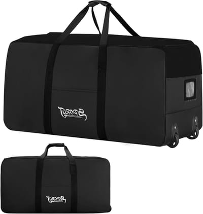 Grote Waterdichte Reistas met Wielen, 120L, Vouwbare Weekendtas voor Kamperen en Reizen, 80 x 40 x 40 cm, Geschikt voor Mannen en Vrouwen, Ideaal voor Sport en Avontuur