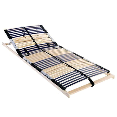 vidaXL - Lamelbodem - Bruin - 80 - x - 190 - cm - Massief - beukenhout