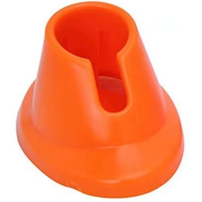 Support de vernis à ongles en silicone, anti-fuite, pour salon de manucure, présentoir, accessoires pour nail art orange