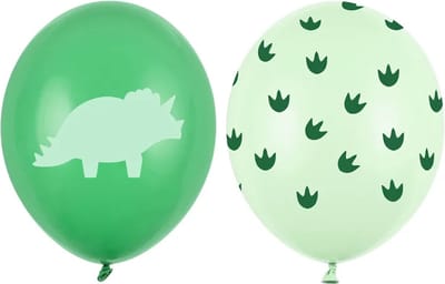 Partydeco - Dino ballonnen - 30 cm (50 stuks)