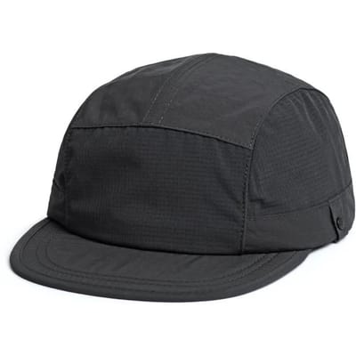 Nouveau Casquette de Baseball à Visière Plate Séchage Rapide à Assemblage pour Hommes et Femmes Été Décontracté Protection Solaire Rétro Japonais 5 Panneaux (black,56-58cm) noir