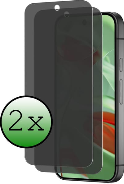 Screenprotector - 2 Stuks Geschikt voor Google Pixel 10 - Privacy Filter - Beschermglas - Gehard Glas - Tempered Glass - Screen Protector