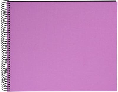 Goldbuch - Spiraalalbum Bella Vista - Lavendel/Zwart - 35x30 cm