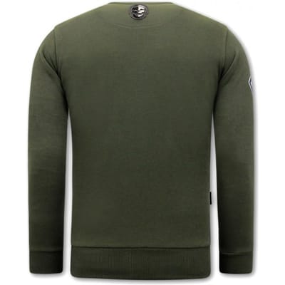 Heren Sweater met Print - Sons of Anarchy - Groen